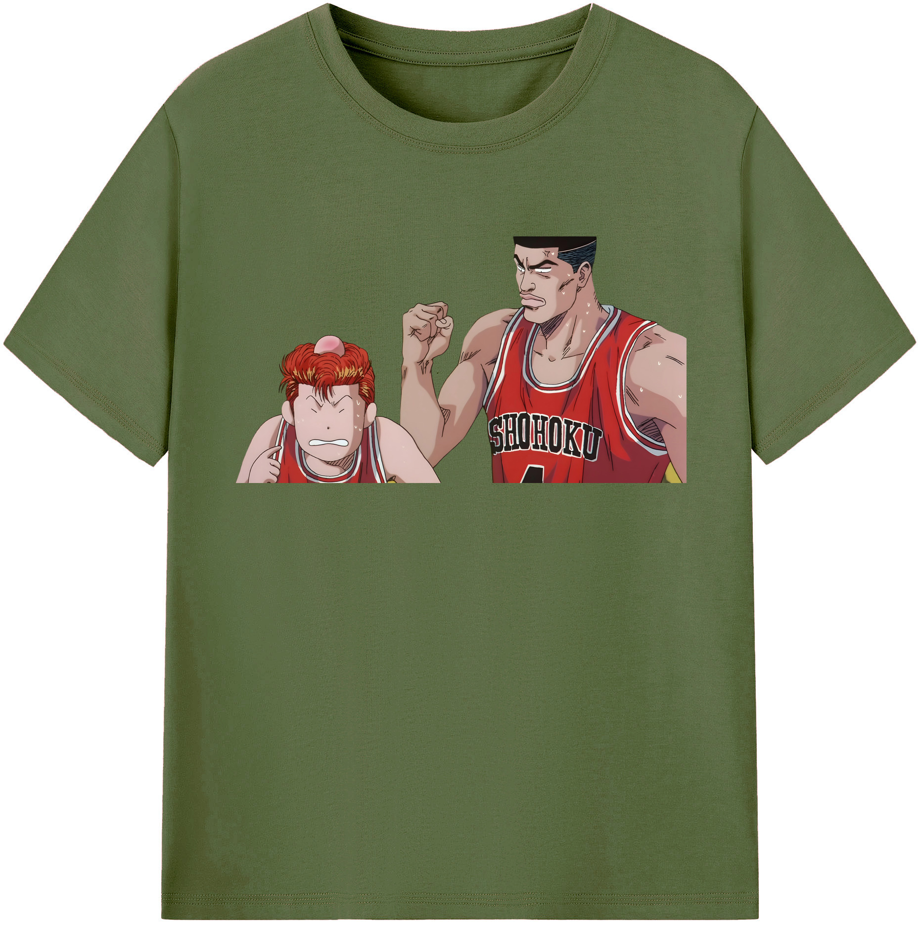SLAM DUNK／スラムダンク 綿100％半袖Tシャツ（フロントプリント）